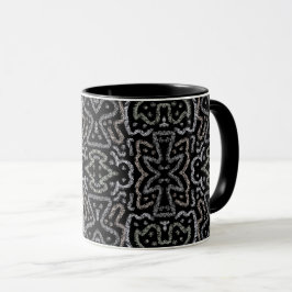 Abstract Arrow Grunge Pattern And Soft Pastels Tasse