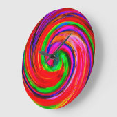 Abstract Art #12 Große Wanduhr (Winkel)