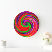 Abstract Art #12 Große Wanduhr (Zuhause)