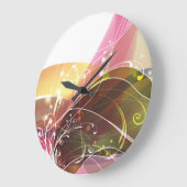 Abstract Art 15 Clock Große Wanduhr (Winkel)