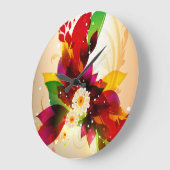 Abstract Art 25 Clock Große Wanduhr (Winkel)