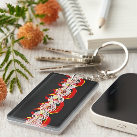 Abstract Art 2 Schlüsselanhänger (Vorderseite rechts)