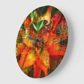 Abstract Art 86 Wall Clocks & Numeral Options Große Wanduhr (Winkel)