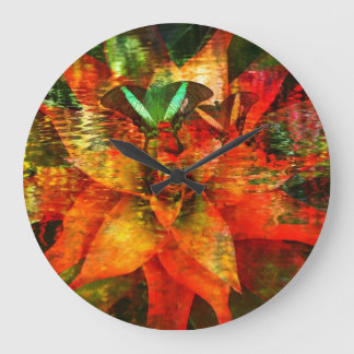 Abstract Art 86 Wall Clocks & Numeral Options Große Wanduhr