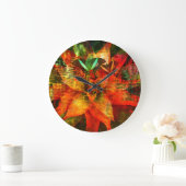 Abstract Art 86 Wall Clocks & Numeral Options Große Wanduhr (Zuhause)
