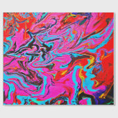 Abstract Art, Background, Hand Painting, Fluid Ar Geschenkpapier (Flach)