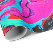 Abstract Art, Background, Hand Painting, Fluid Ar Geschenkpapier (Rolleneckpunkt)