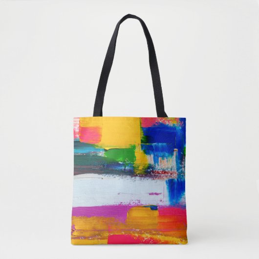Abstract art background. Modern art. Multicolored Tasche (Vorderseite)