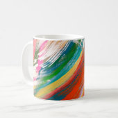 Abstract art background oil paint brush strokes. o kaffeetasse (Vorderseite Links)