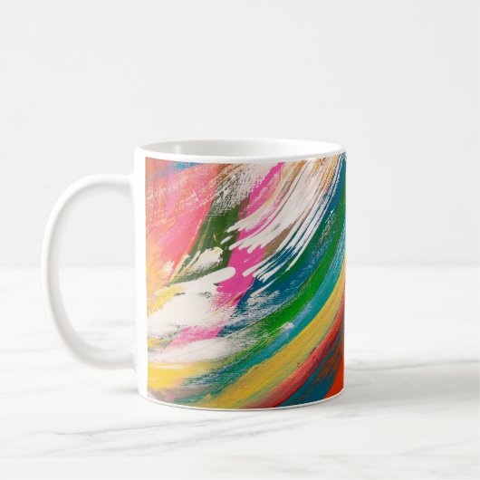 Abstract art background oil paint brush strokes. o kaffeetasse (Links)