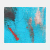 Abstract Art Backgroundart,paint,fine,blue,canvas, Fleecedecke (Vorderseite (Horizontal))