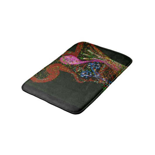 Abstract Art Badematte (Schrägansicht)