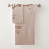 Abstract Art Brown Algae, Kelp Badhandtuch Set (Insitu)