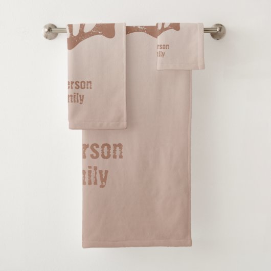 Abstract Art Brown Algae, Kelp Badhandtuch Set (Insitu)