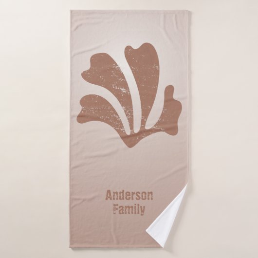 Abstract Art Brown Algae, Kelp Badhandtuch Set (Badehandtuch)