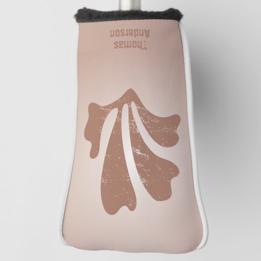 Abstract Art Brown Algae, Kelp Golf Headcover (Rotieren 90)