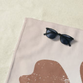 Abstract Art Brown Algae, Kelp Strandtuch (Beispiel)