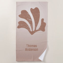 Abstract Art Brown Algae, Kelp Strandtuch