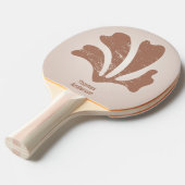 Abstract Art Brown Algae, Kelp Tischtennis Schläger (Vorderseite)