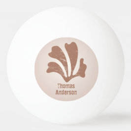 Abstract Art Brown Algae, Kelp Tischtennisball