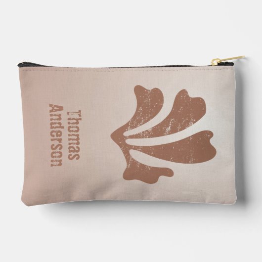 Abstract Art Brown Algae, Kelp Zubehörtasche (Rückseite)