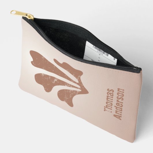 Abstract Art Brown Algae, Kelp Zubehörtasche (Offen)