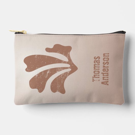 Abstract Art Brown Algae, Kelp Zubehörtasche (Vorderseite)