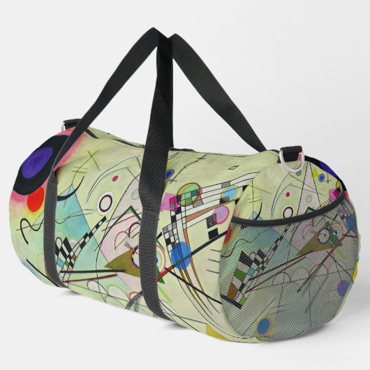 Abstract art by Paul Klee Duffle Bag (Rechte Ecke)