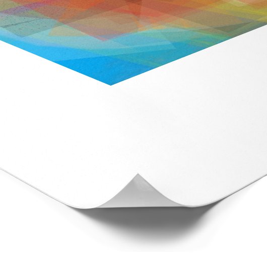 Abstract art by Roger R Whiteside Poster (Ecke)