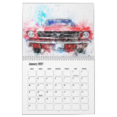 Abstract Art Car Calendar Kalender (Jan 2027)