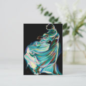 Abstract Art Deco Dancer - Art Print Postkarte (Stehend Vorderseite)