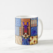 Abstract Art Deco  Kaffeetasse (VorderseiteRechts)