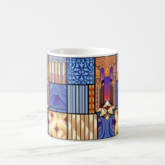 Abstract Art Deco  Kaffeetasse (Mittel)