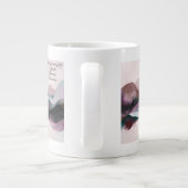 Abstract Art Design | Modern Minimalist Jumbo-Tasse (Rückseite)