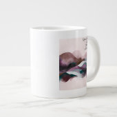 Abstract Art Design | Modern Minimalist Jumbo-Tasse (Vorderseite Rechts)