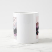 Abstract Art Design | Modern Minimalist Jumbo-Tasse (Vorderseite)