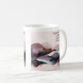 Abstract Art Design | Modern Minimalist Kaffeetasse (VorderseiteRechts)