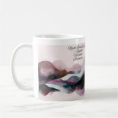Abstract Art Design | Modern Minimalist Kaffeetasse (Links)