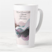 Abstract Art Design | Modern Minimalist Milchtasse (Rechte Ecke)