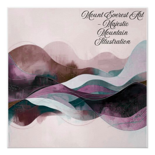 Abstract Art Design | Modern Minimalist Poster (Vorderseite)