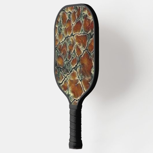 Abstract Art Earth Tones Pattern Pickleball Schläger (Links)
