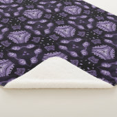 Abstract art eyes and diamond watercolour pattern  sherpadecke (3/4)