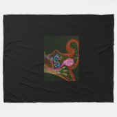 Abstract Art Fleece Blanket (Vorderseite (Horizontal))
