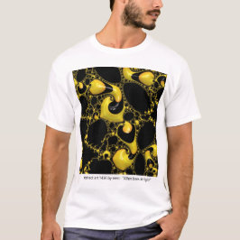 Abstract Art fractals by eero Alien Bees at Night T-Shirt