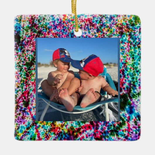 Abstract Art Frame for Your Photo on a  Keramikornament (Vorderseite)