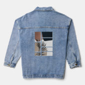 Abstract art Jacket Jeansjacke (Rückseite)