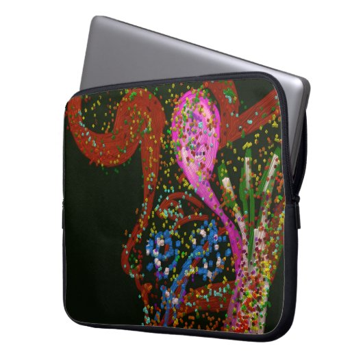 Abstract Art Laptop Sleeve (Vorderseite Links)