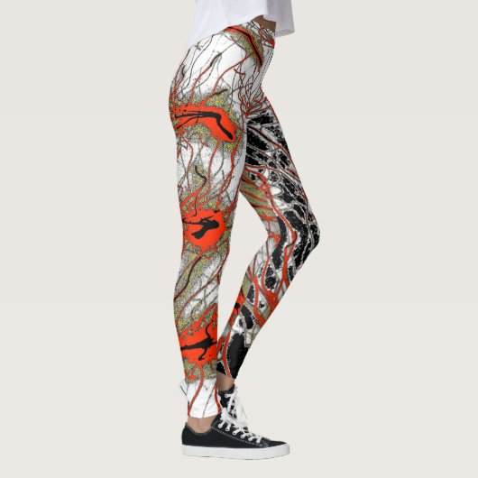 Abstract Art Leggings (Rechts)