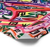 Abstract Art Maze Poster (Ecke)