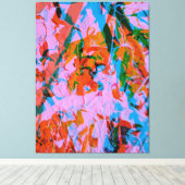 Abstract art mixed media leinwanddruck (Insitu (Holzboden))